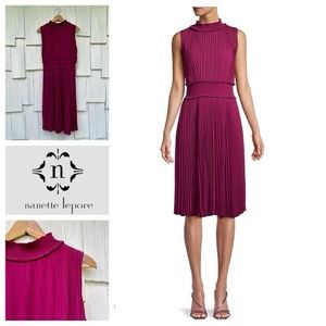 *NWT* Nanette Lepore Pleated Dress in Size 14 *NEVER WORN*